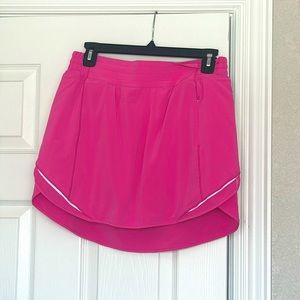 Lululemon Sonic Pink Tennis/Golf Skirt Size 8